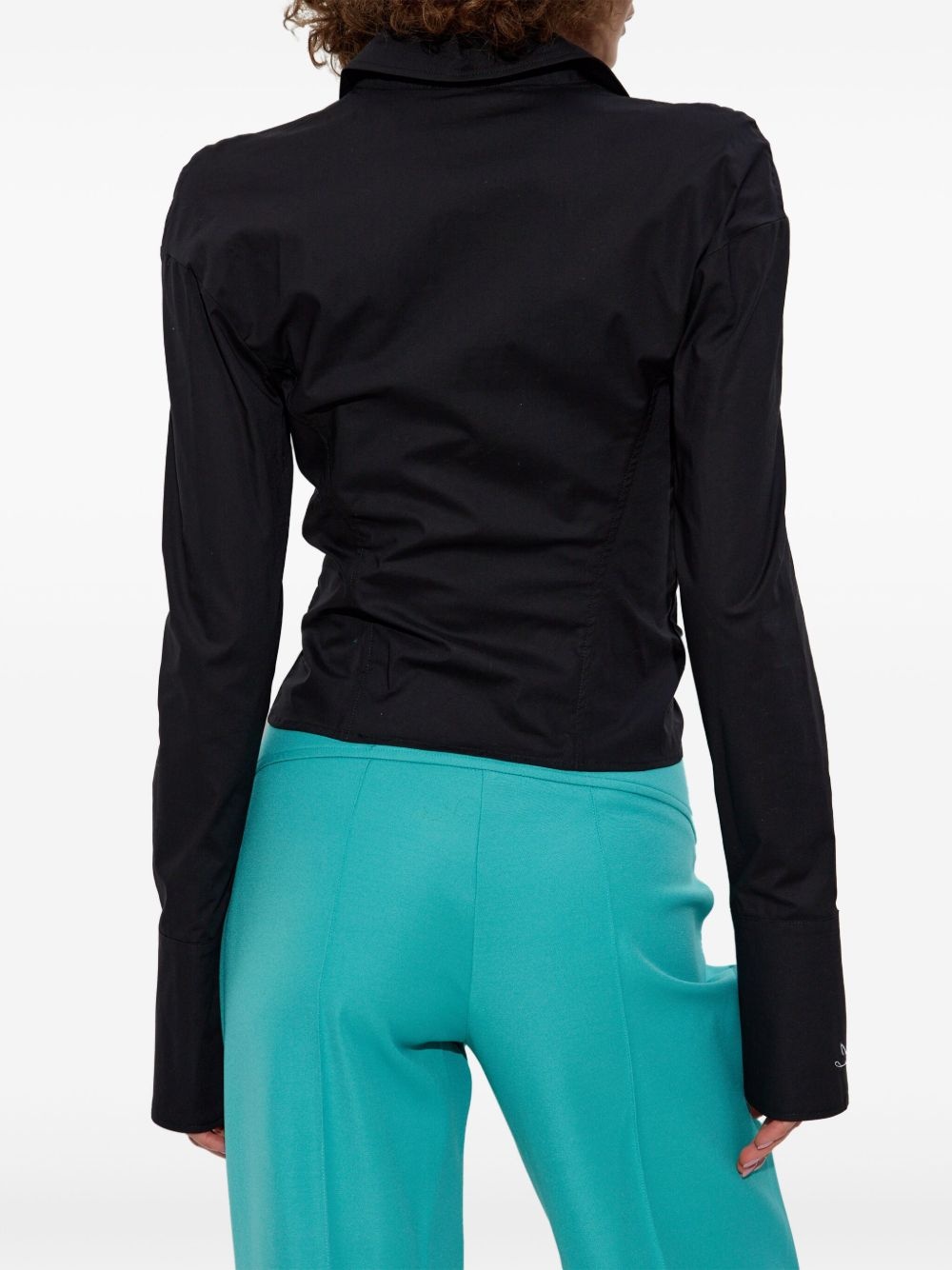 drape detailing shirt - 4