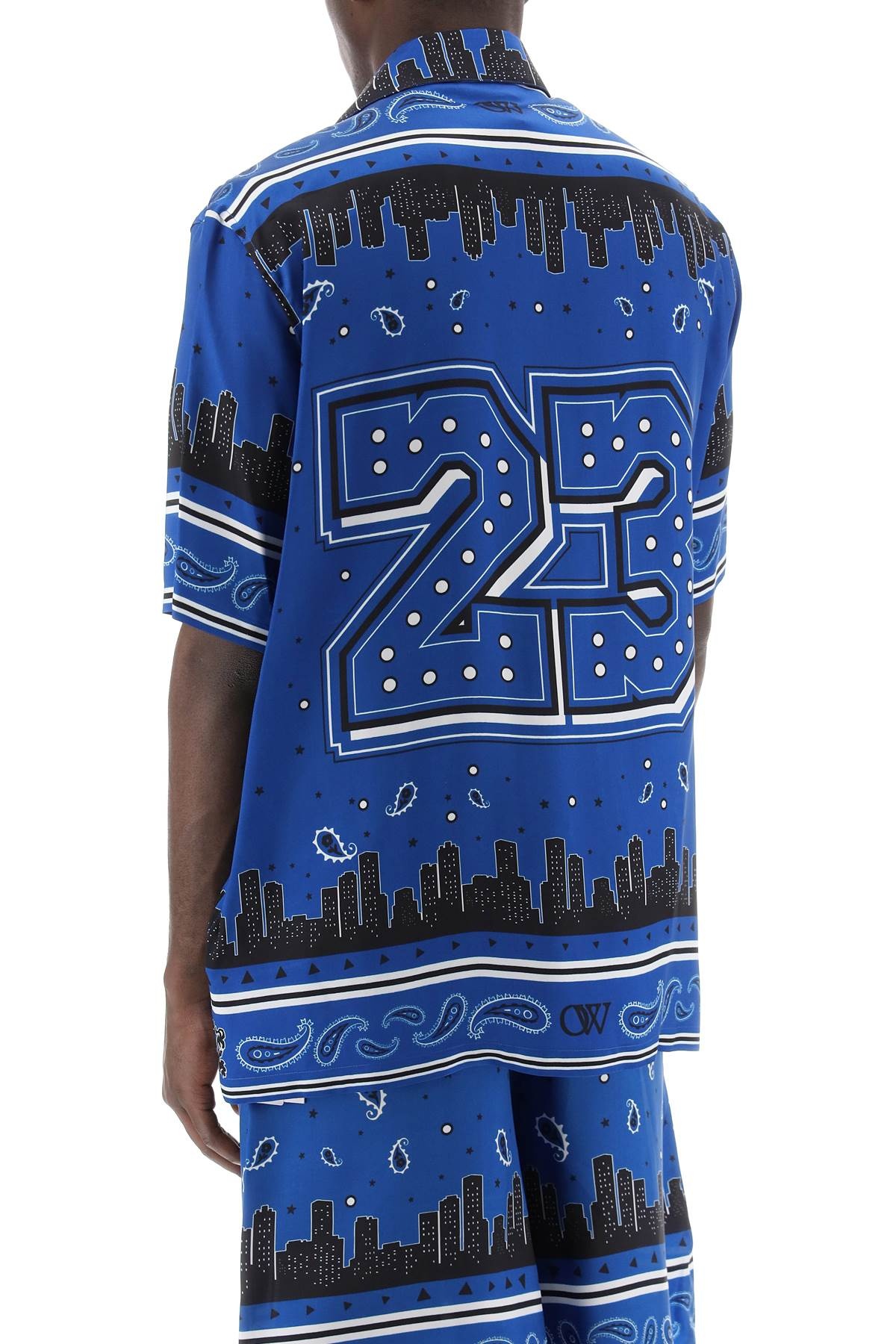 SKYLINE PAISLEY BOWLING SHIRT WITH PATTERN - 9