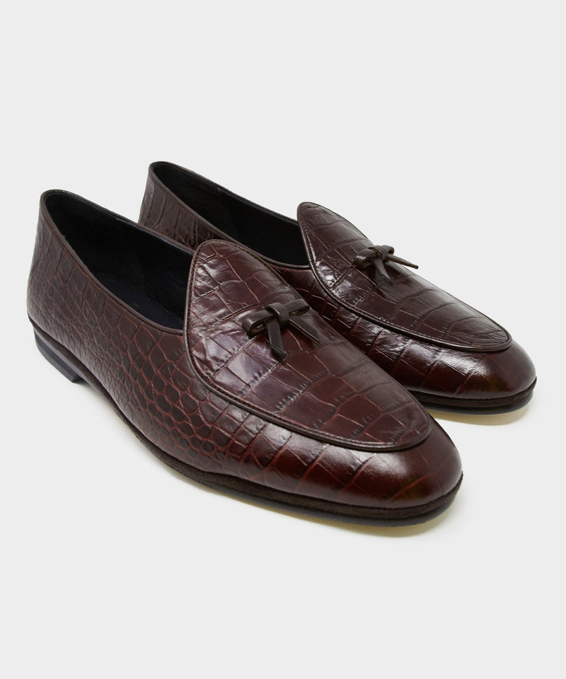 RUBINACCI Todd Snyder x Rubinacci Croc Marphy Loafer outlook