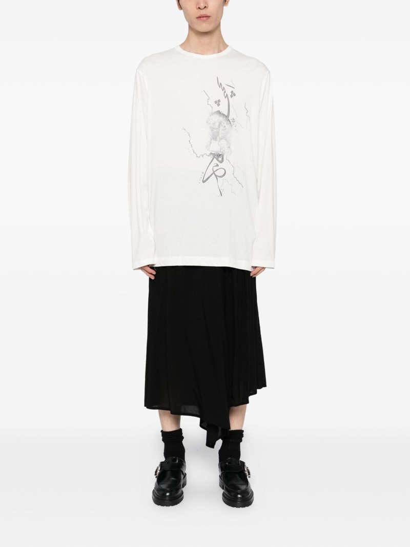 Yohji Yamamoto graphic-printed T-shirt outlook