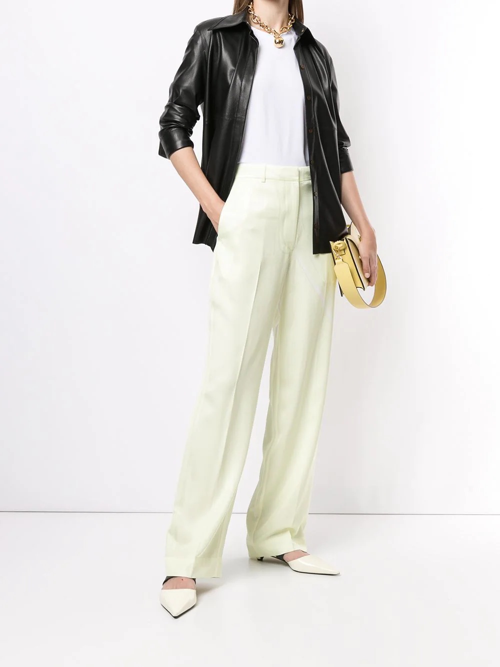 straight-leg tailored trousers - 2