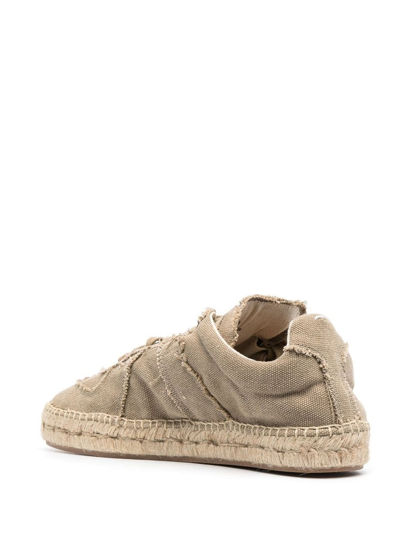 raw-cut espadrille sole sneakers 3
