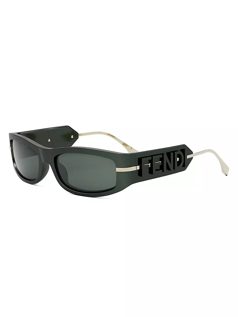 Fendigraphy 57MM Oval Sunglasses - 2