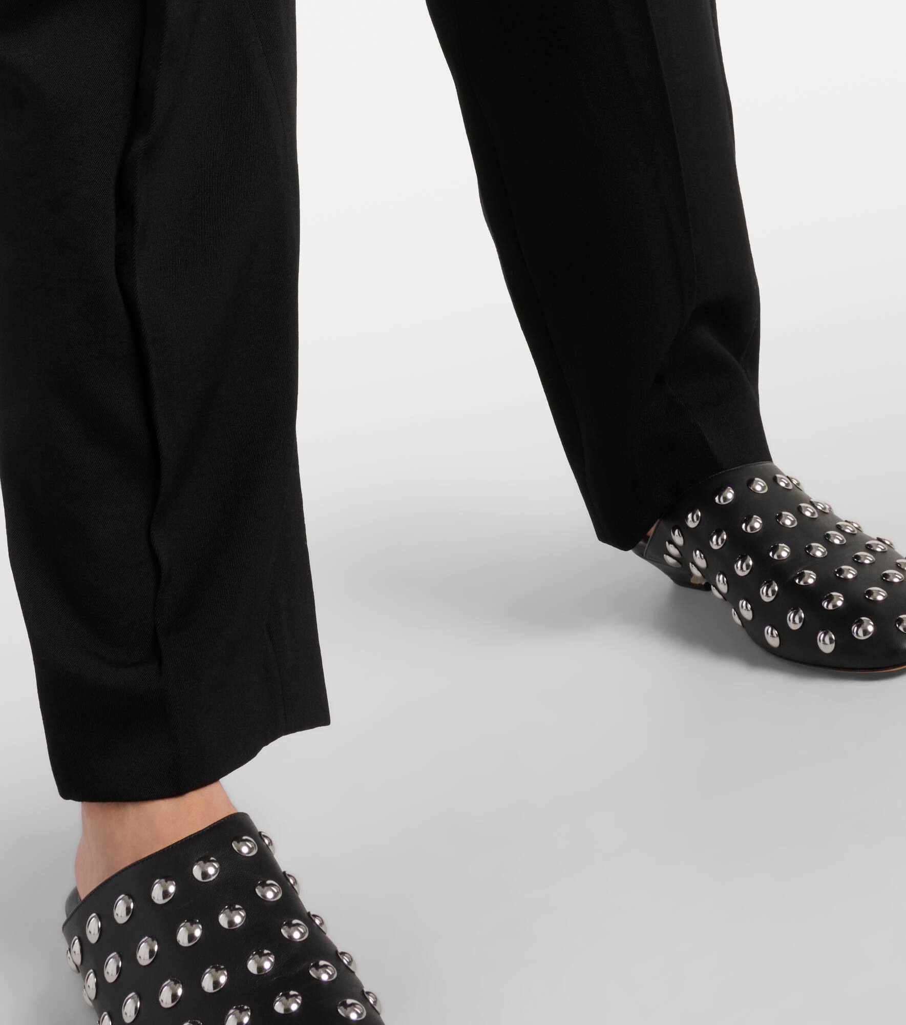 Ashford wool-blend straight pants - 5