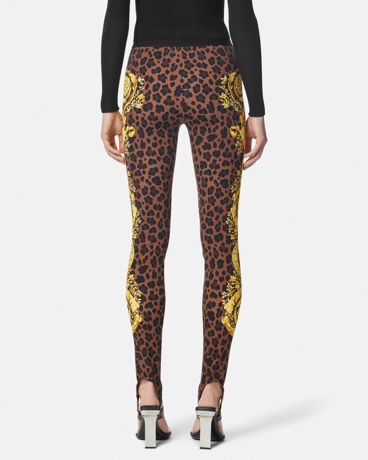 Wild Barocco Stirrup Leggings - 5