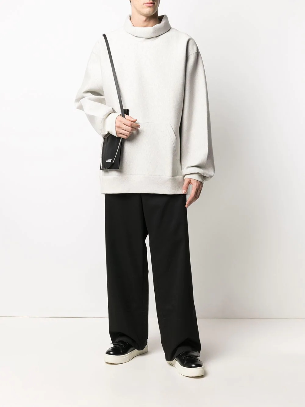 oversized roll neck jumper - 2