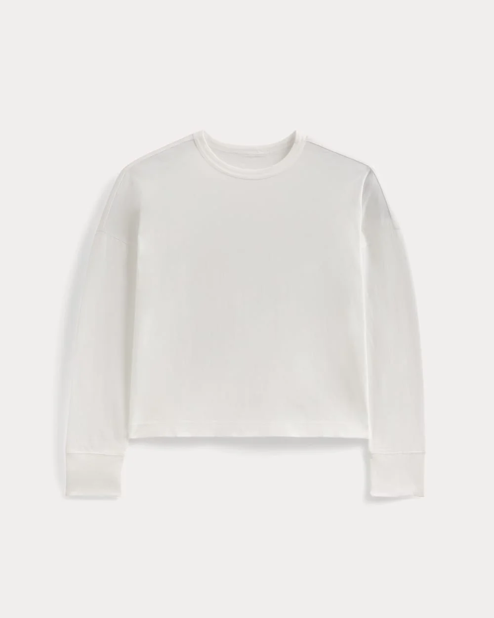 OVERSIZED BOXY CREW IN ESSENTIAL COTTON - 1