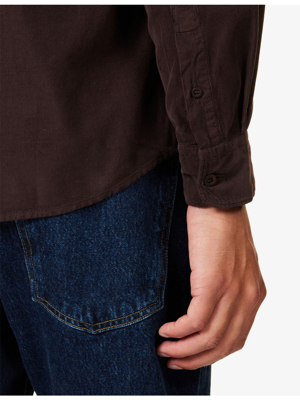 Fine Long-Sleeve Corduroy Shirt - 5