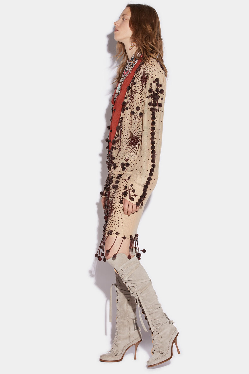 EMBROIDERED FOLK TRIM DRESS 3