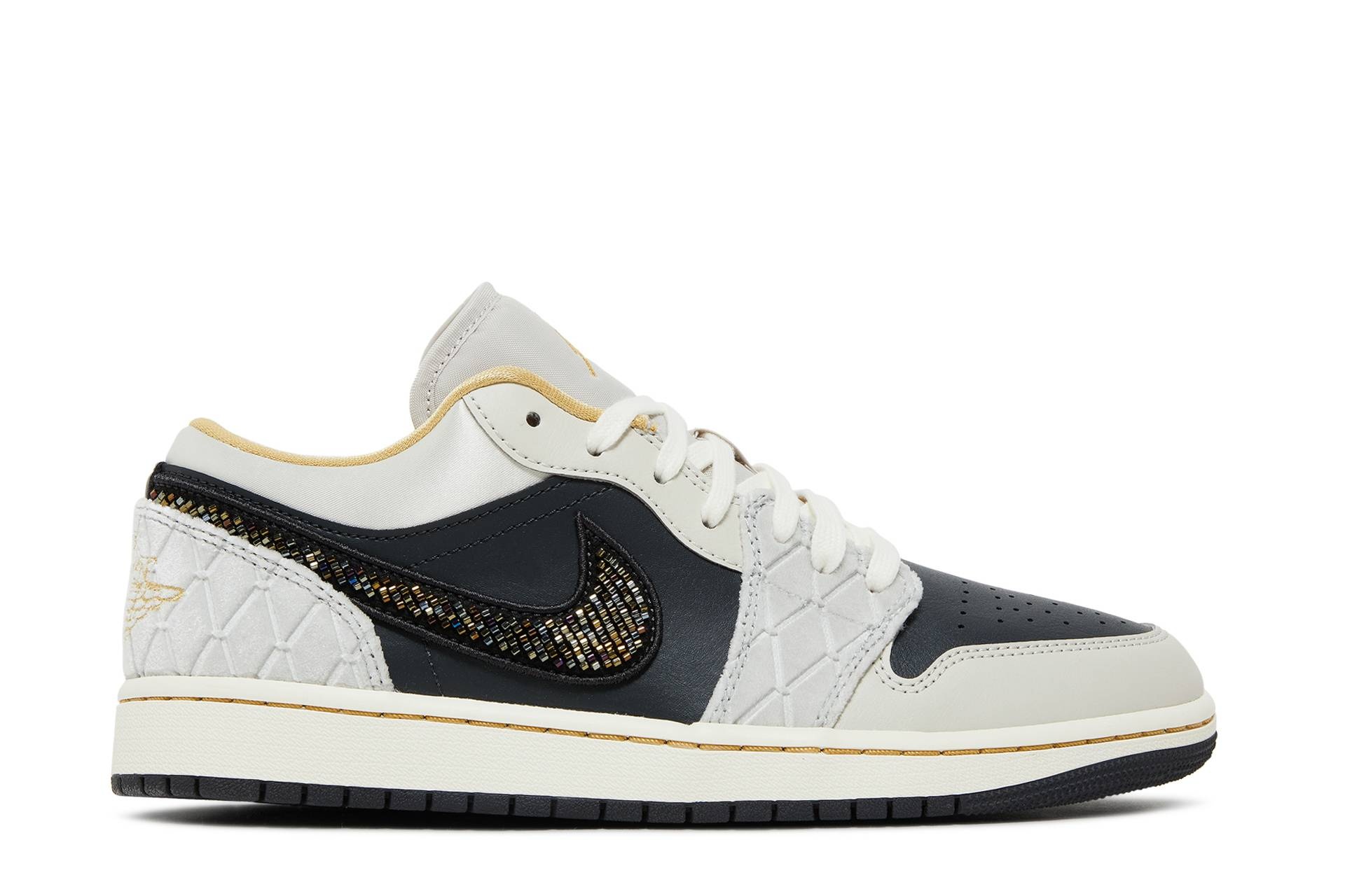 Air Jordan 1 Low SE 'Beaded Swoosh' - 1