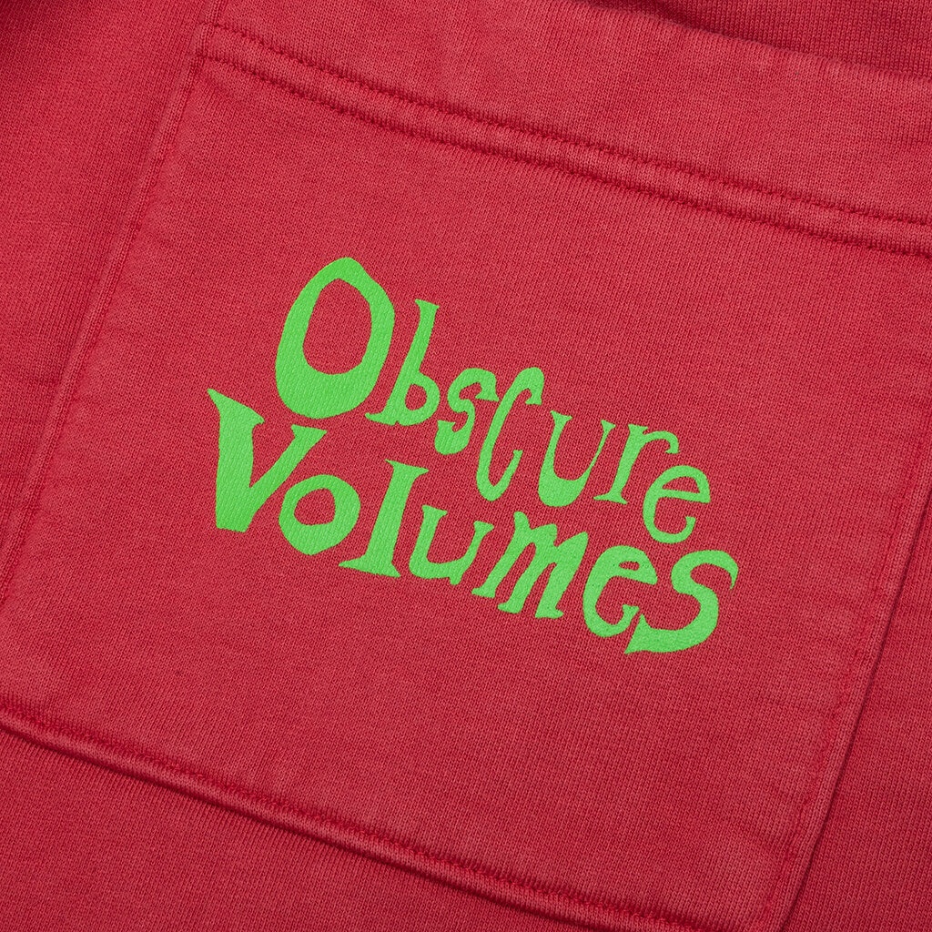 BRAIN DEAD INDEPENDENT CLASSIC SWEATPANTS - MAROON - 4