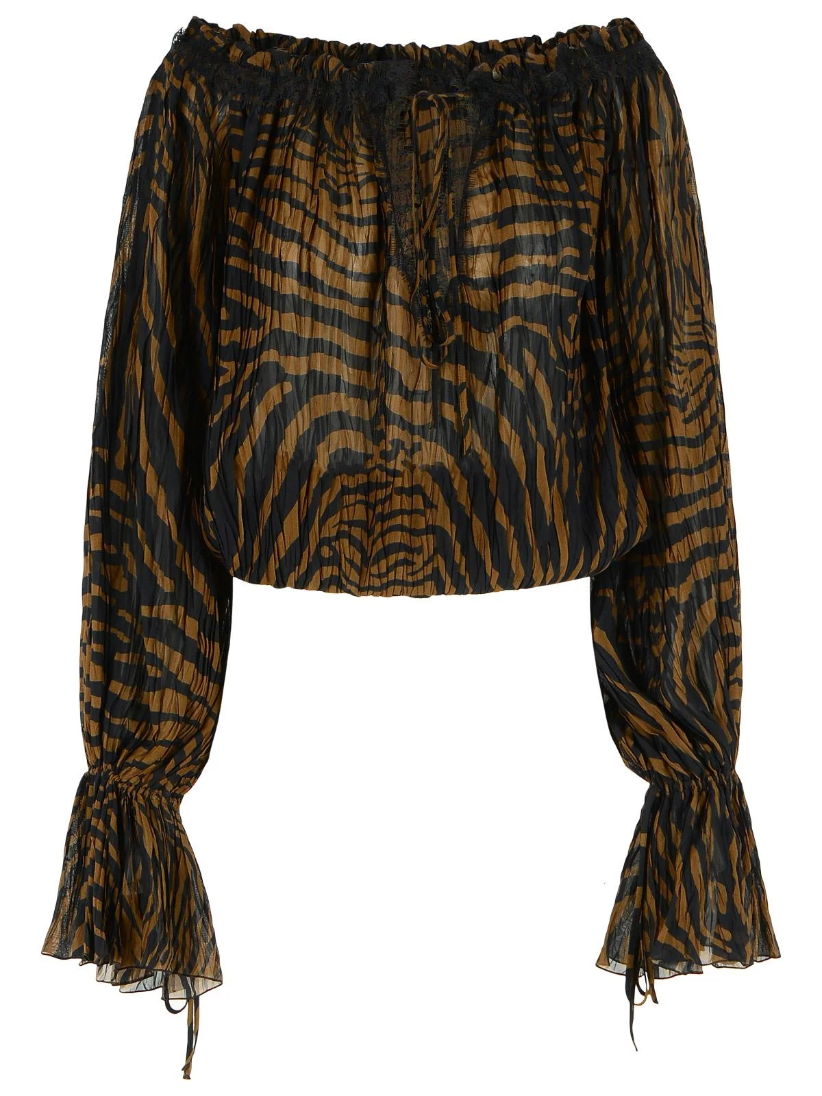 Blumarine Brown Viscose Blouse Women - 1