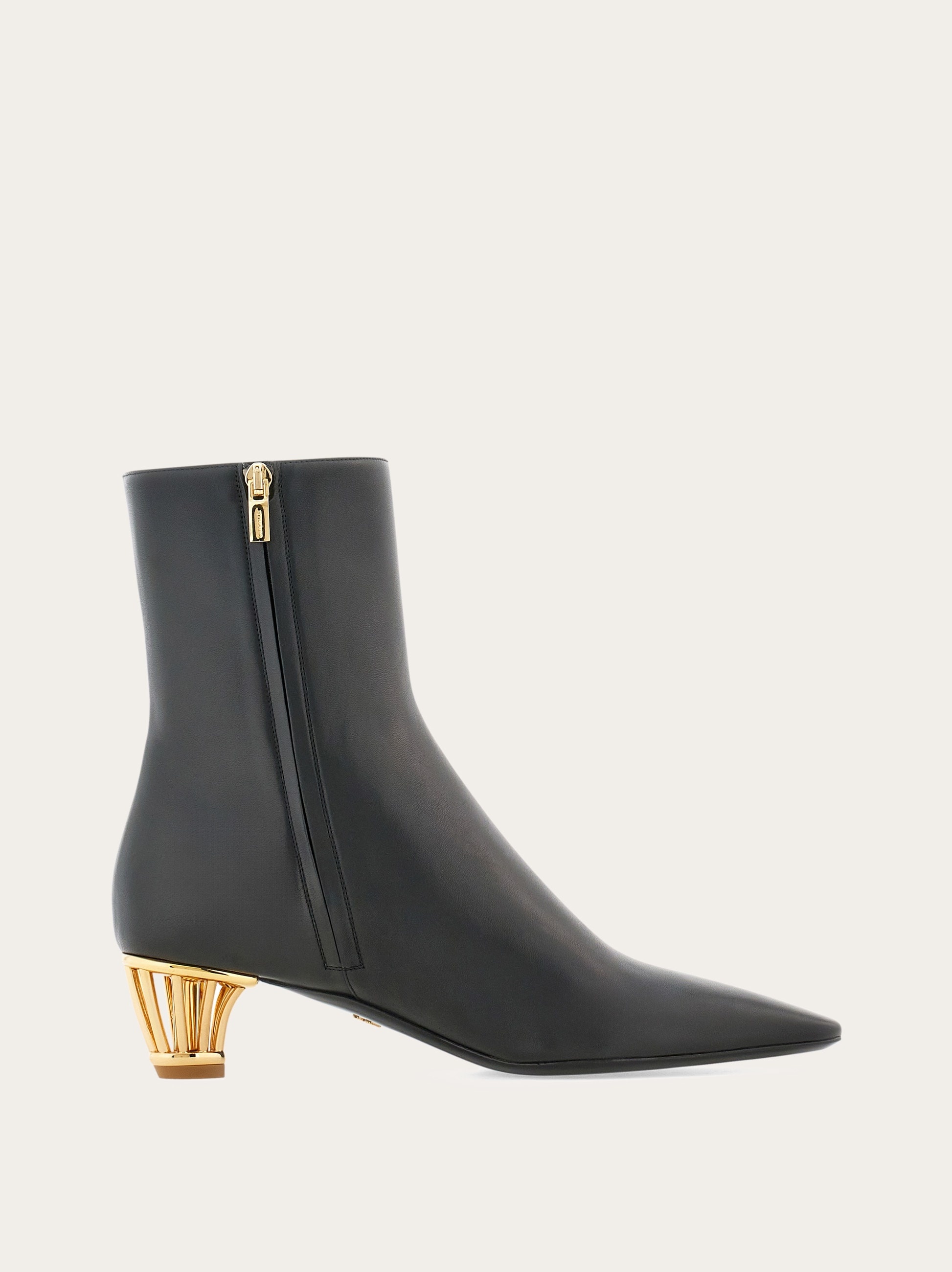 Cage heel ankle boot - 5