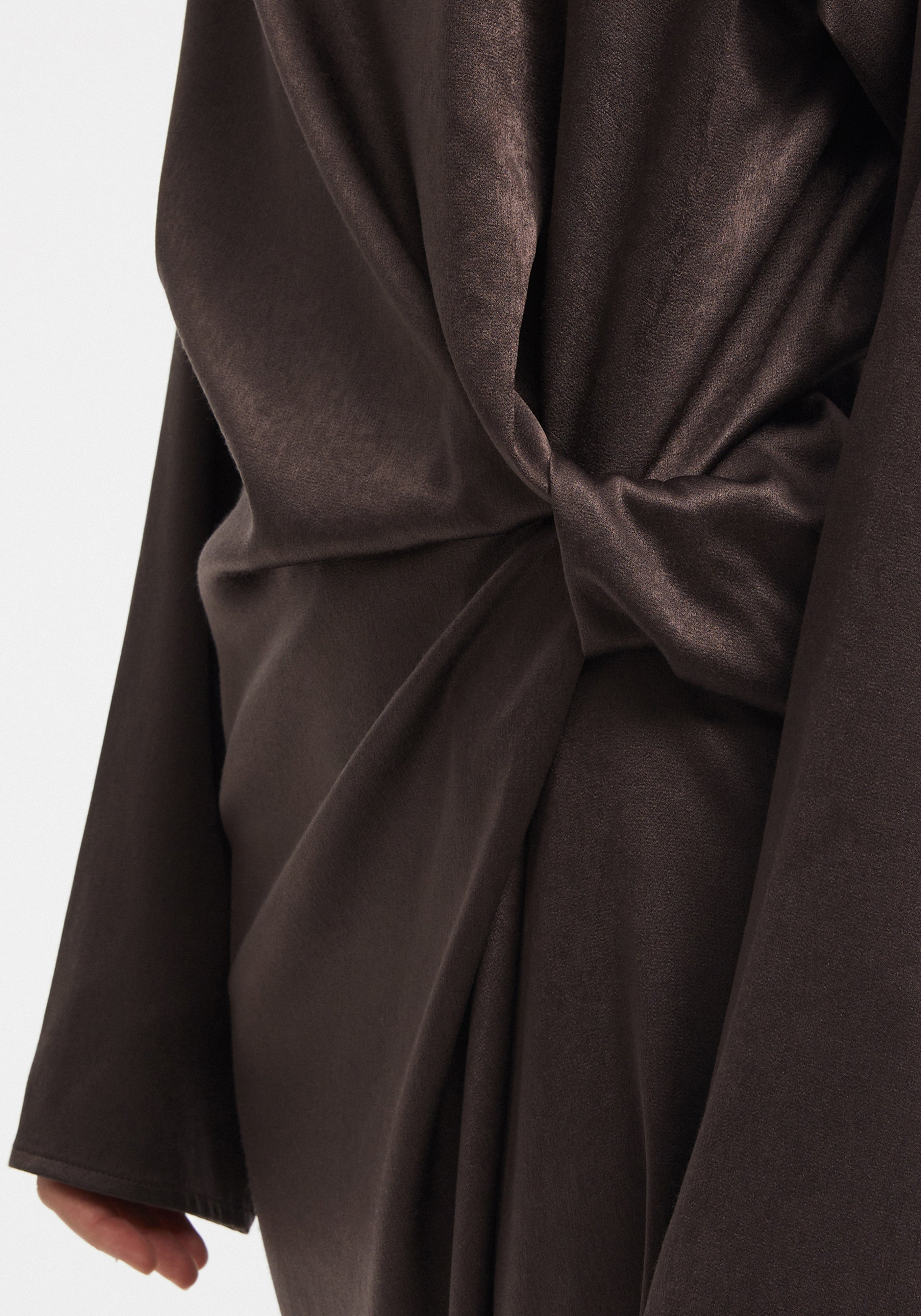STEAM
Knot-detail satin midi dress - 4