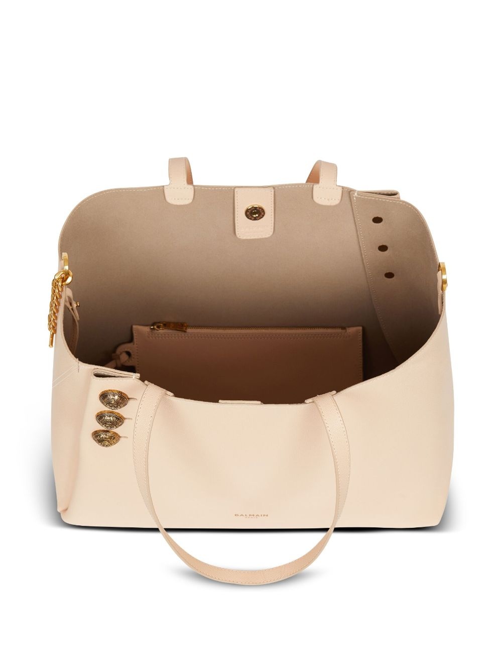 EmblÃ¨me leather tote bag - 6