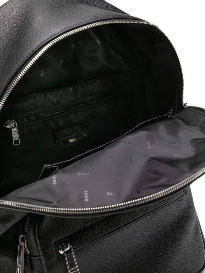 debossed-logo backpack 5