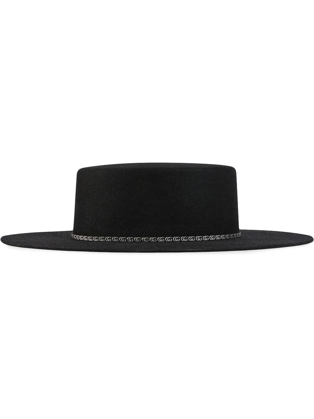 wide brim felt hat - 1