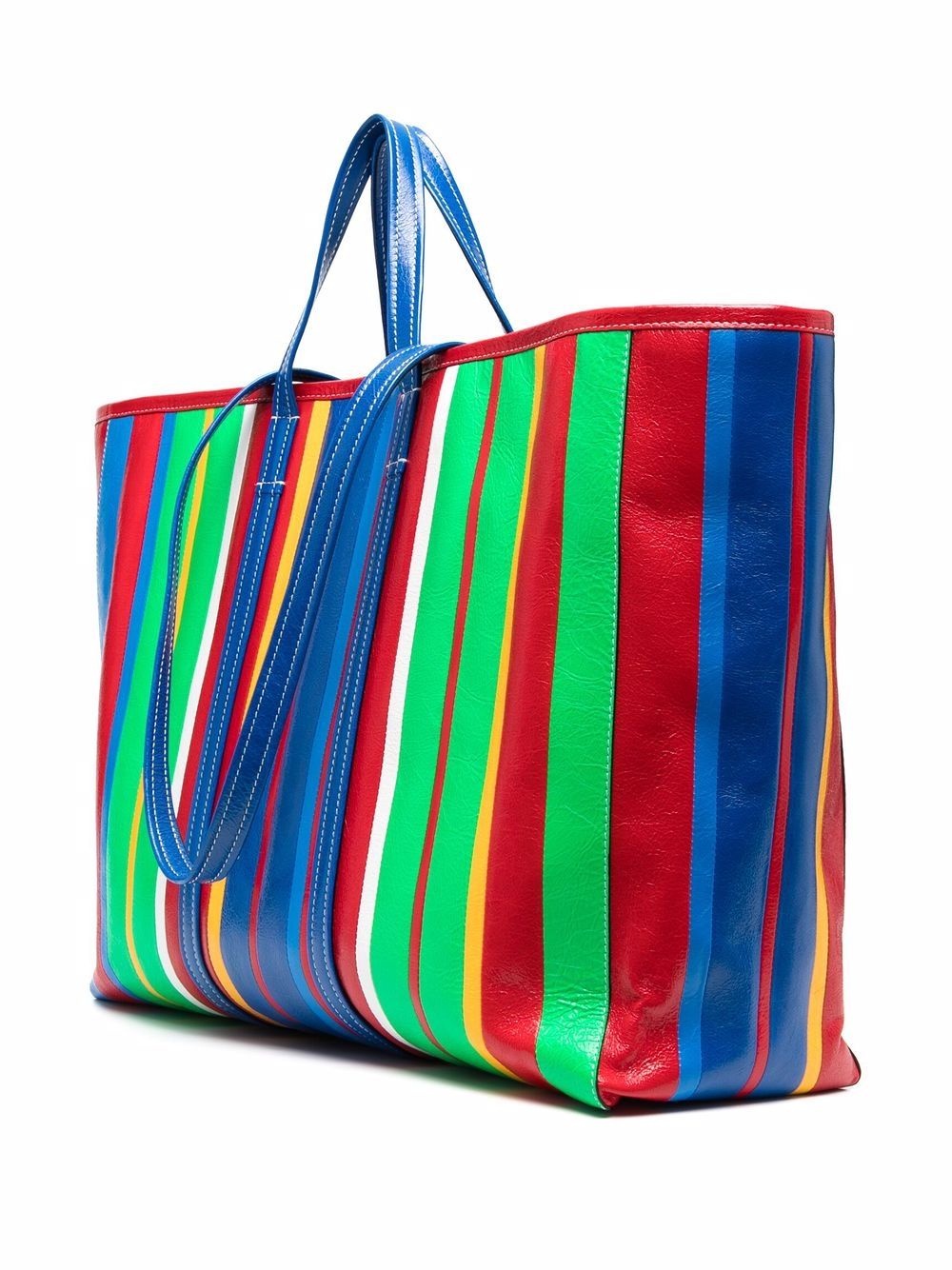 large Barbes East-West striped shopper tote - 3