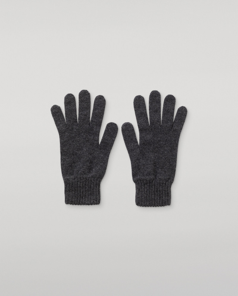 Patrick Charcoal Men's Cashmere Gloves 1
