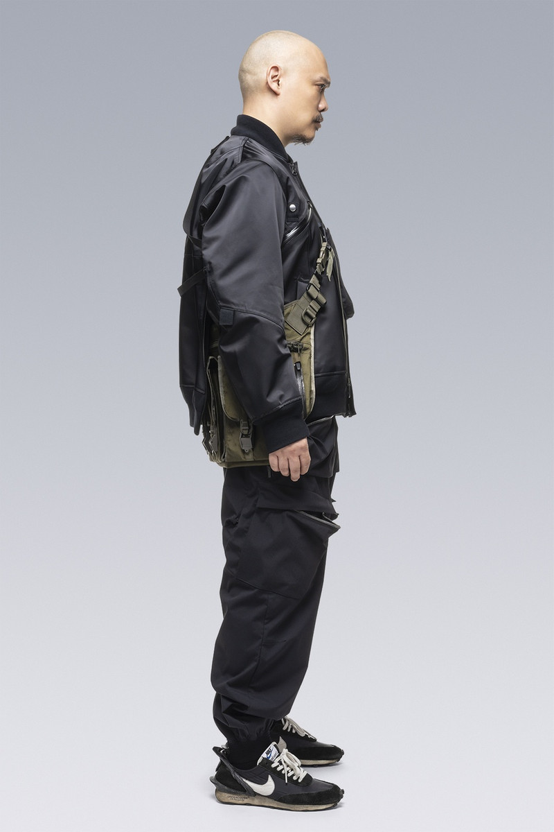 ACRONYM SAC-J2762 sacai / ACRONYM Bomber Jacket Black - SAC