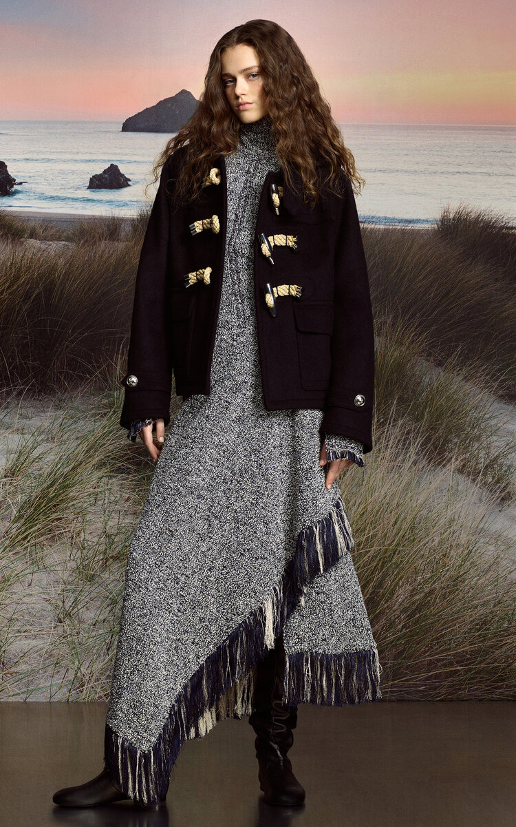 Toggle Detailed Wool Blend Coat black - 2