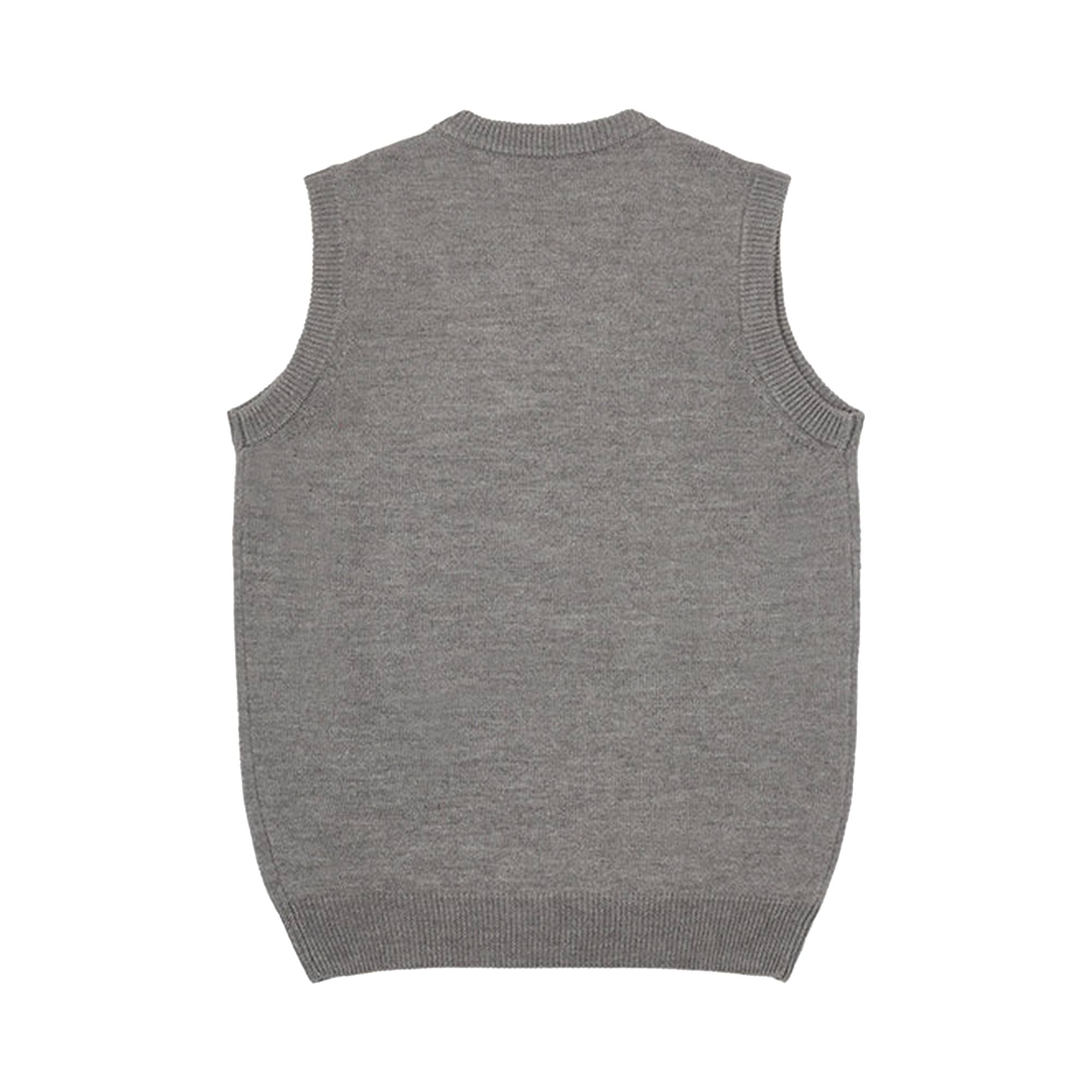Palace Rose Knit Vest 'Grey' - 2