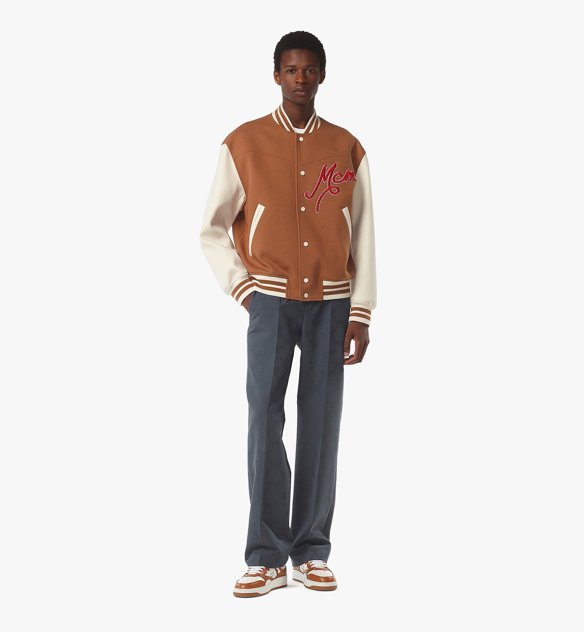 Logo Embroidered Varsity Jacket - 2
