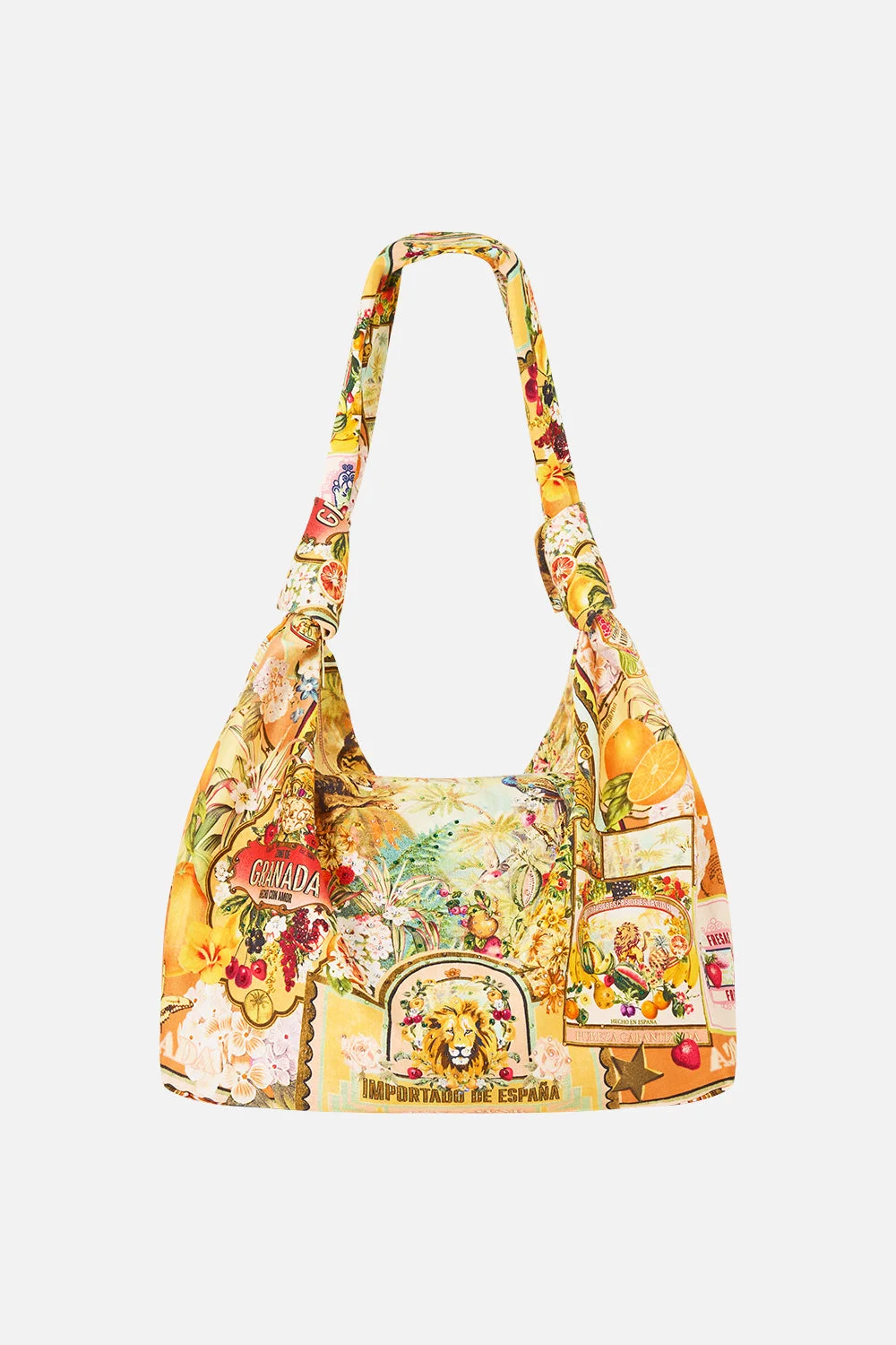 SLOUCH SHOULDER BAG WITH KNOT DETAILS VA VA VINTAGE - 1