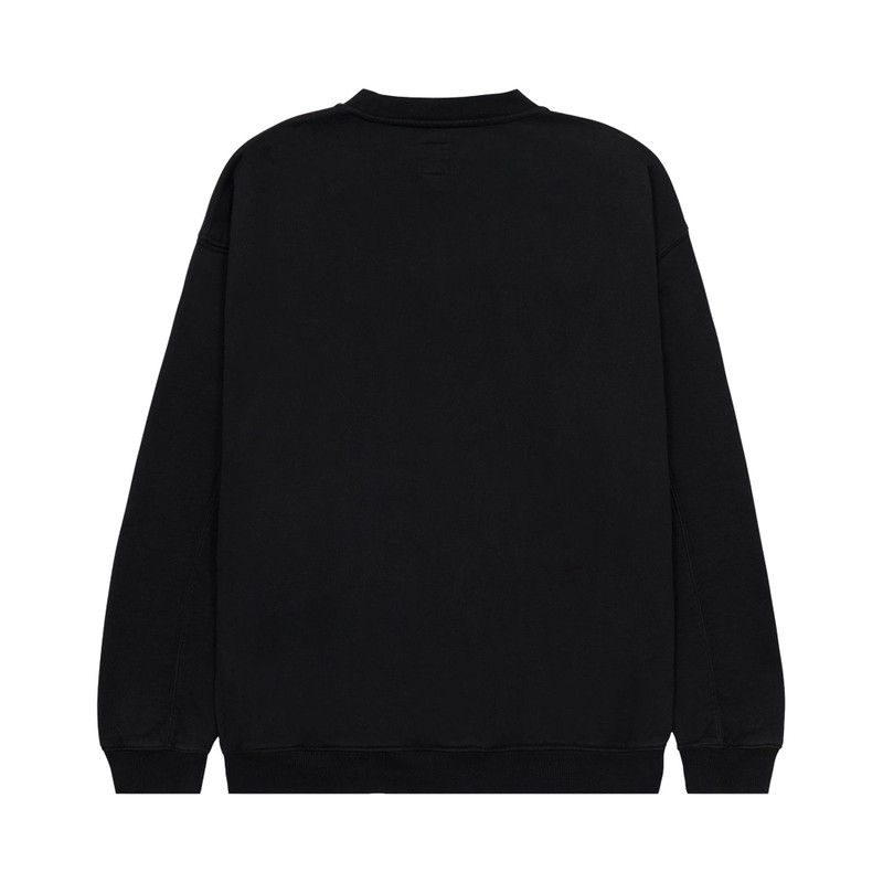 BRAIN DEAD Brain Dead Universal Anti-Climax Crewneck Sweatshirt 'Washed Black' outlook