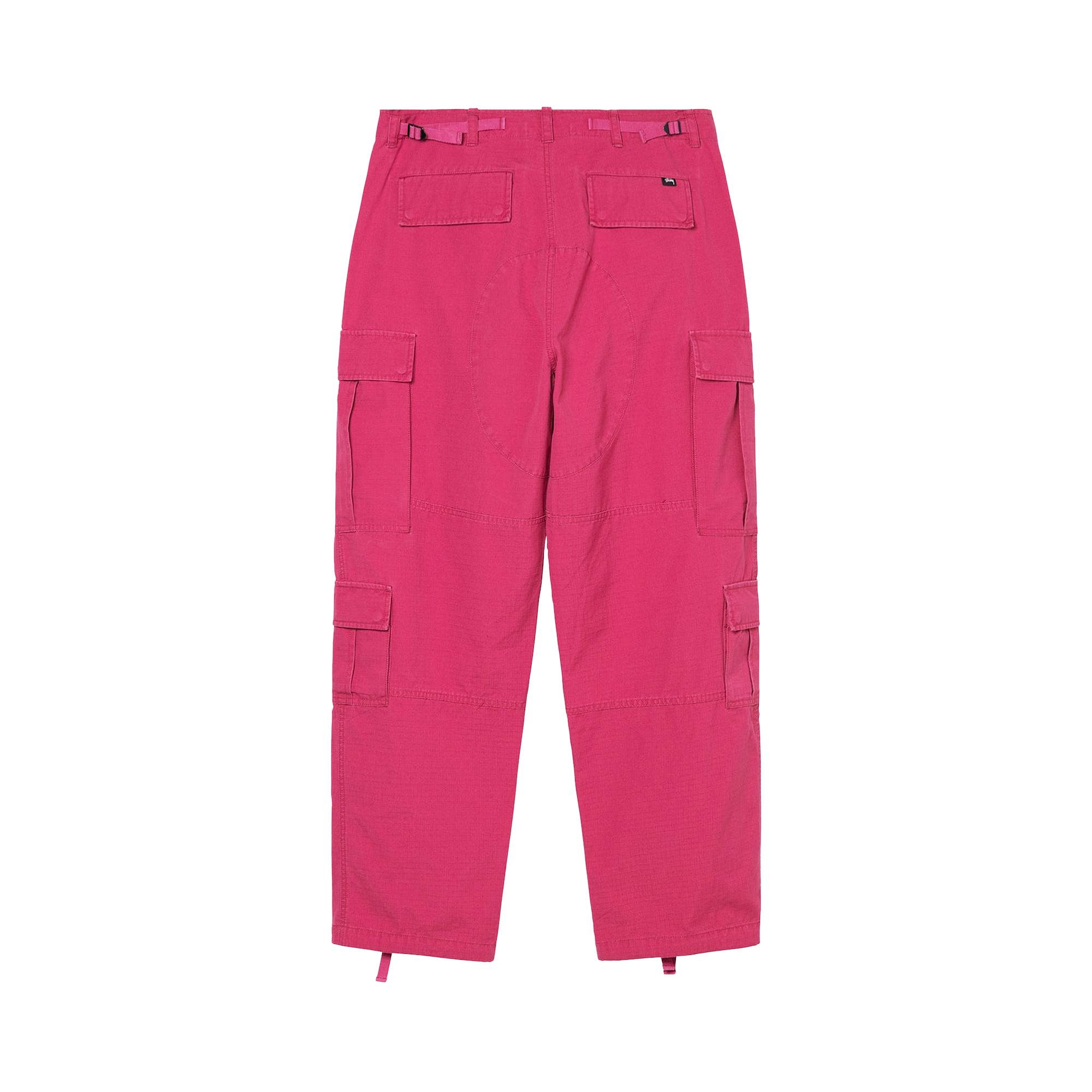 Stussy Ripstop Surplus Cargo 'Magenta' - 2