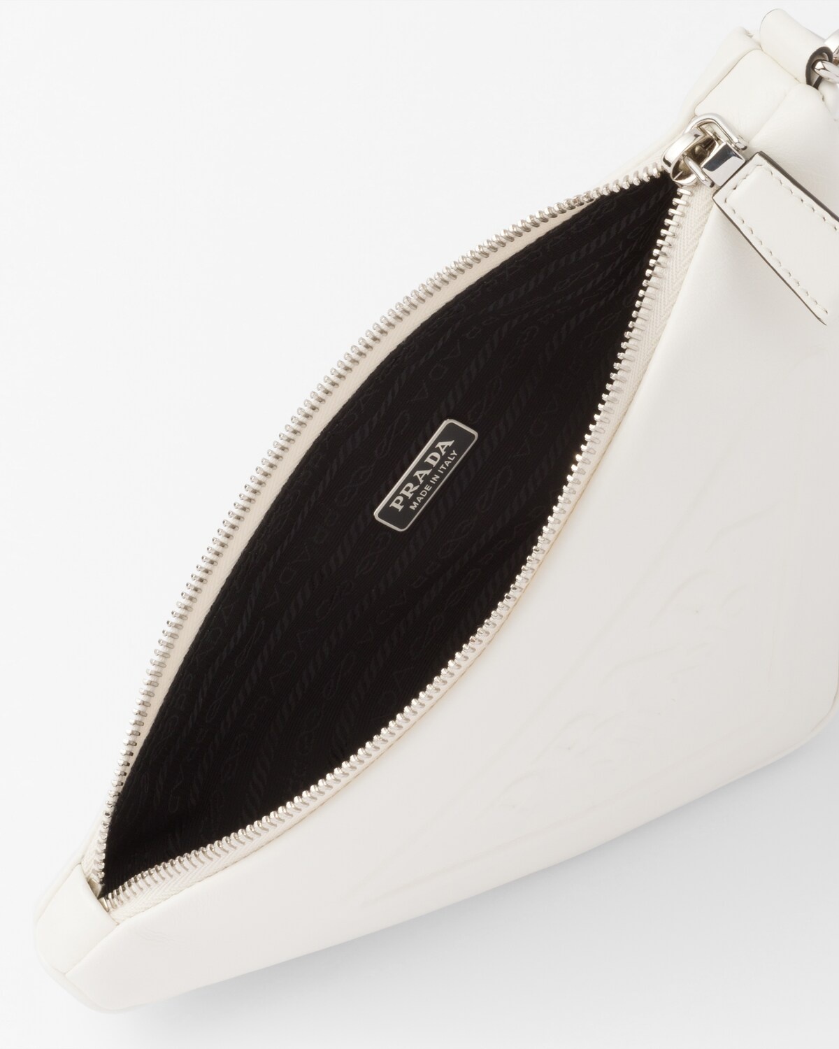 Leather Prada Triangle pouch - 4