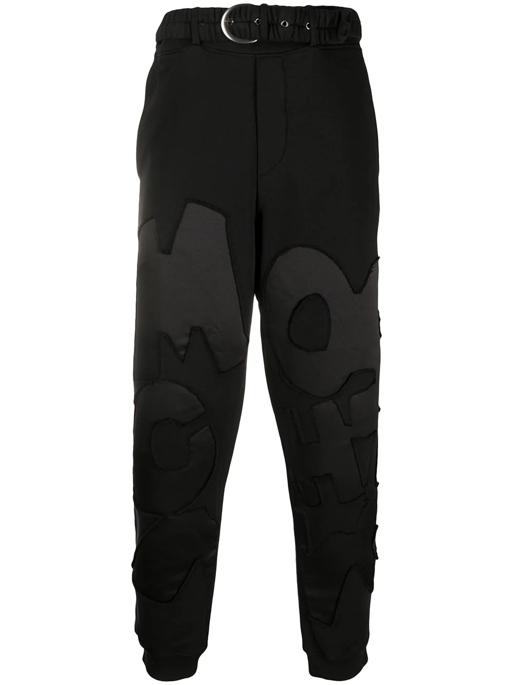 logo appliqué track pants - 1