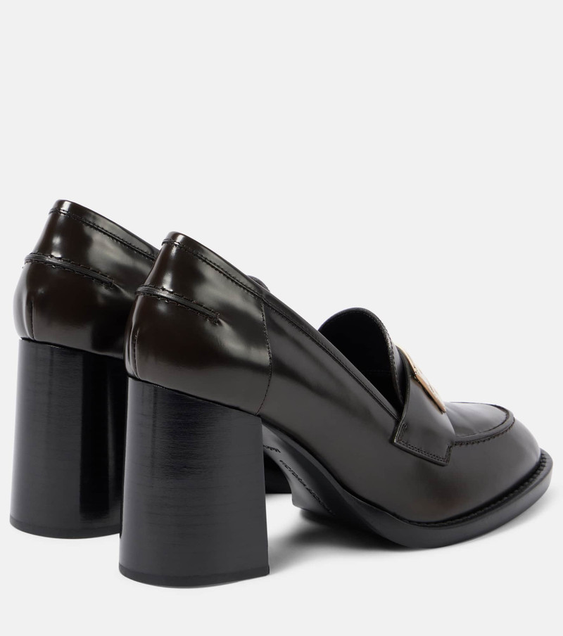 Victoria Beckham B Buckle leather loafer pumps outlook