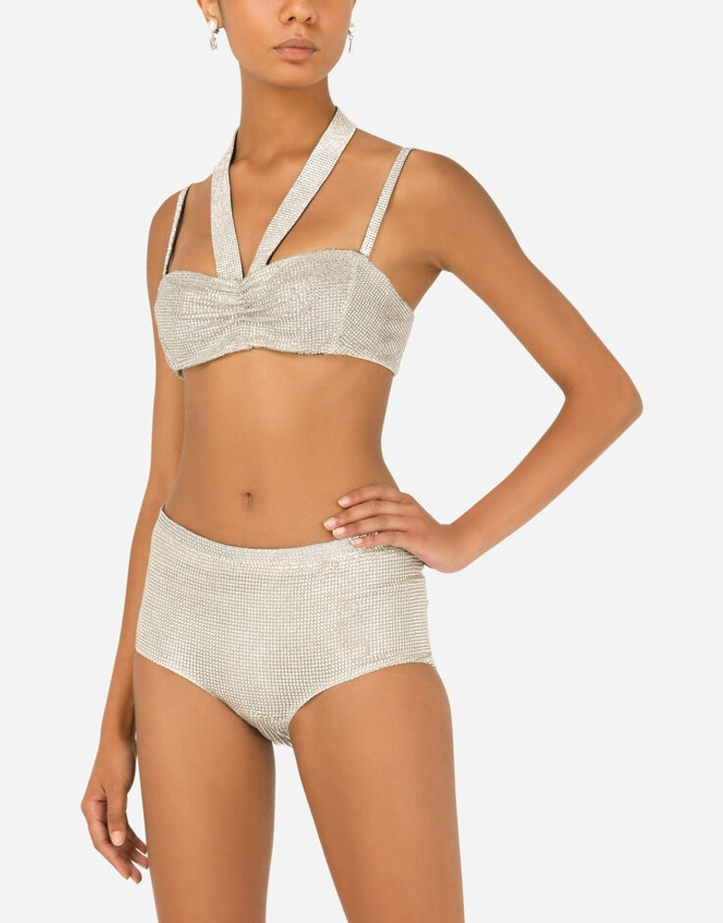 Crystal mesh bandeau top 4