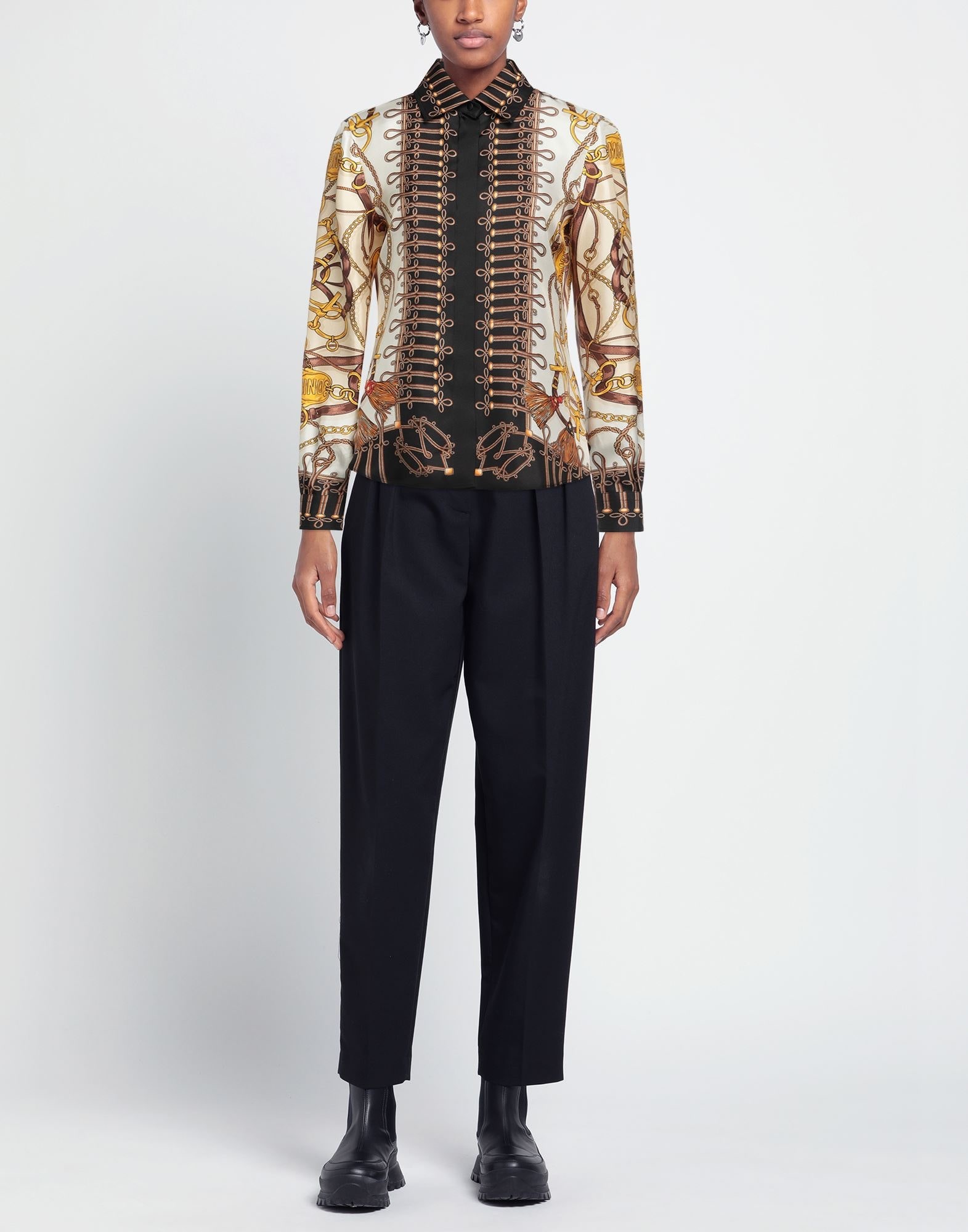 Ivory Women's Patterned Shirts & Blouses - 2