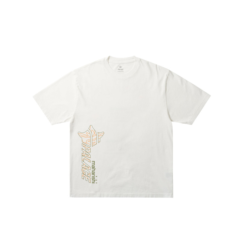 PALACE MAHARISHI TEMPLE 스타 T-SHIRT 화이트 - 1