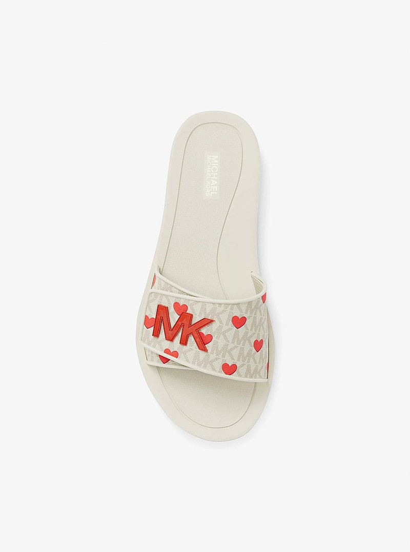 Palmer Printed Signature Logo Slide Sandal 5