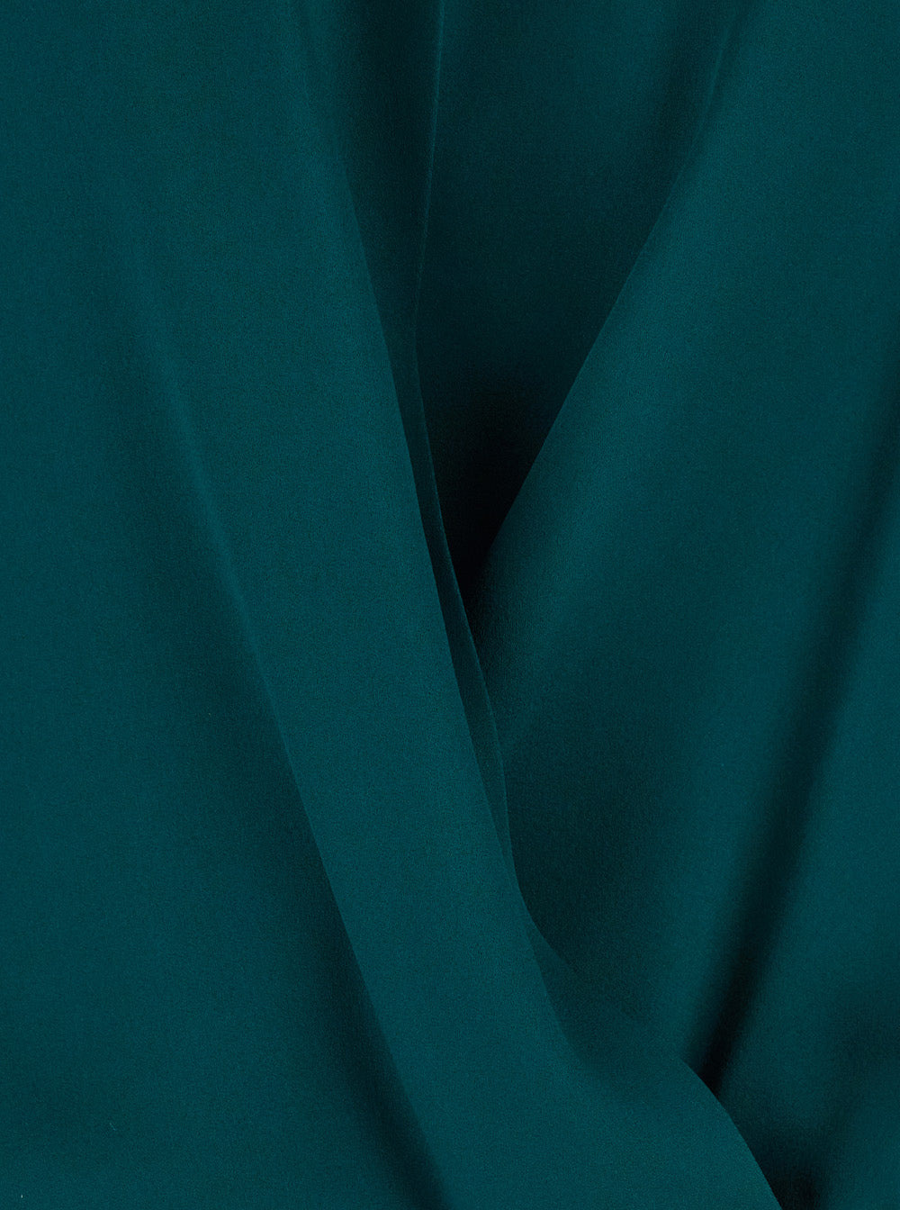 Dries Van Noten Women 'Cedar' Green Blouse With Spread Collar And Elastic Drawstring Waist In Viscos - 3