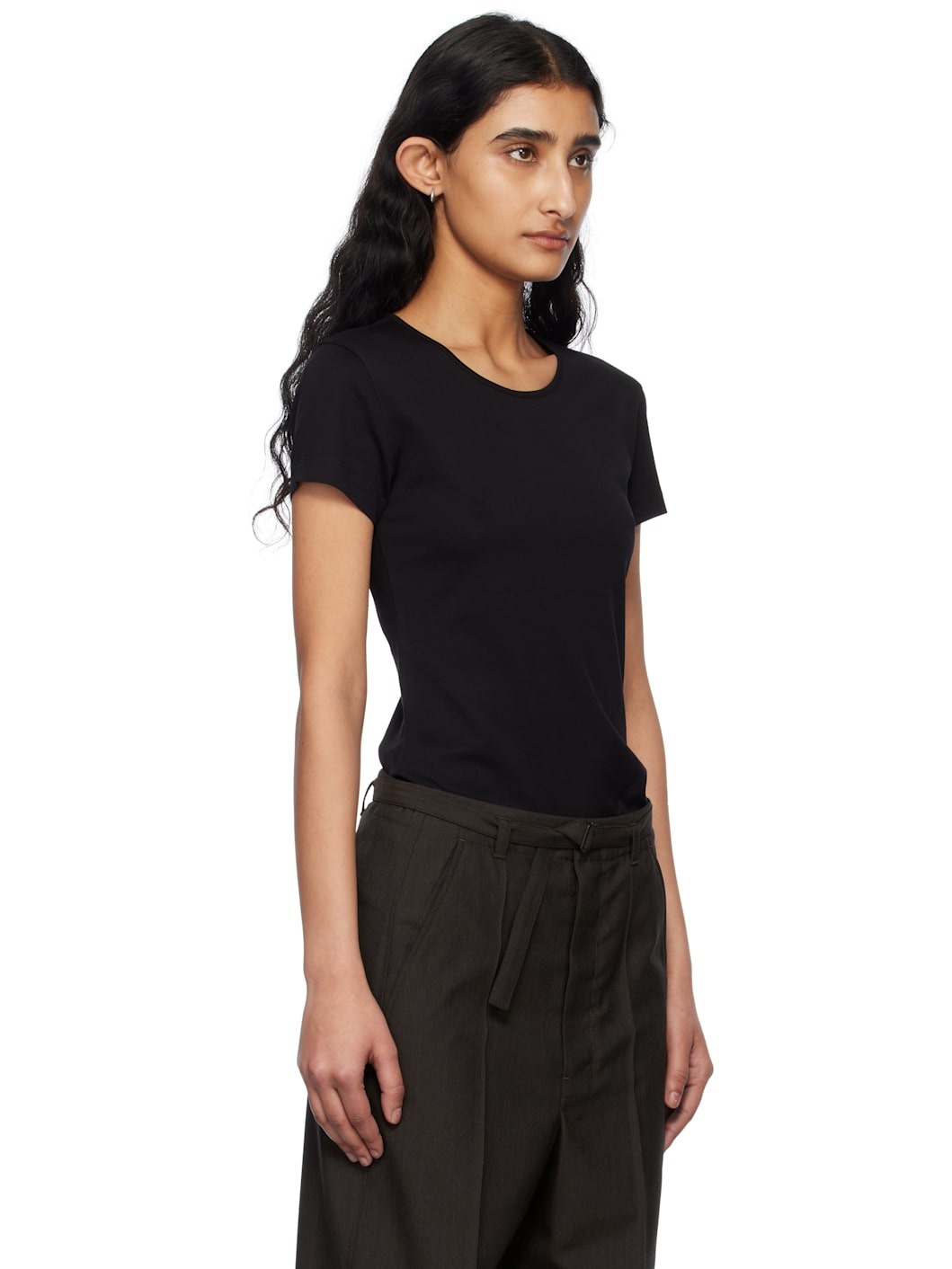 Black Fitted T-shirt - 2