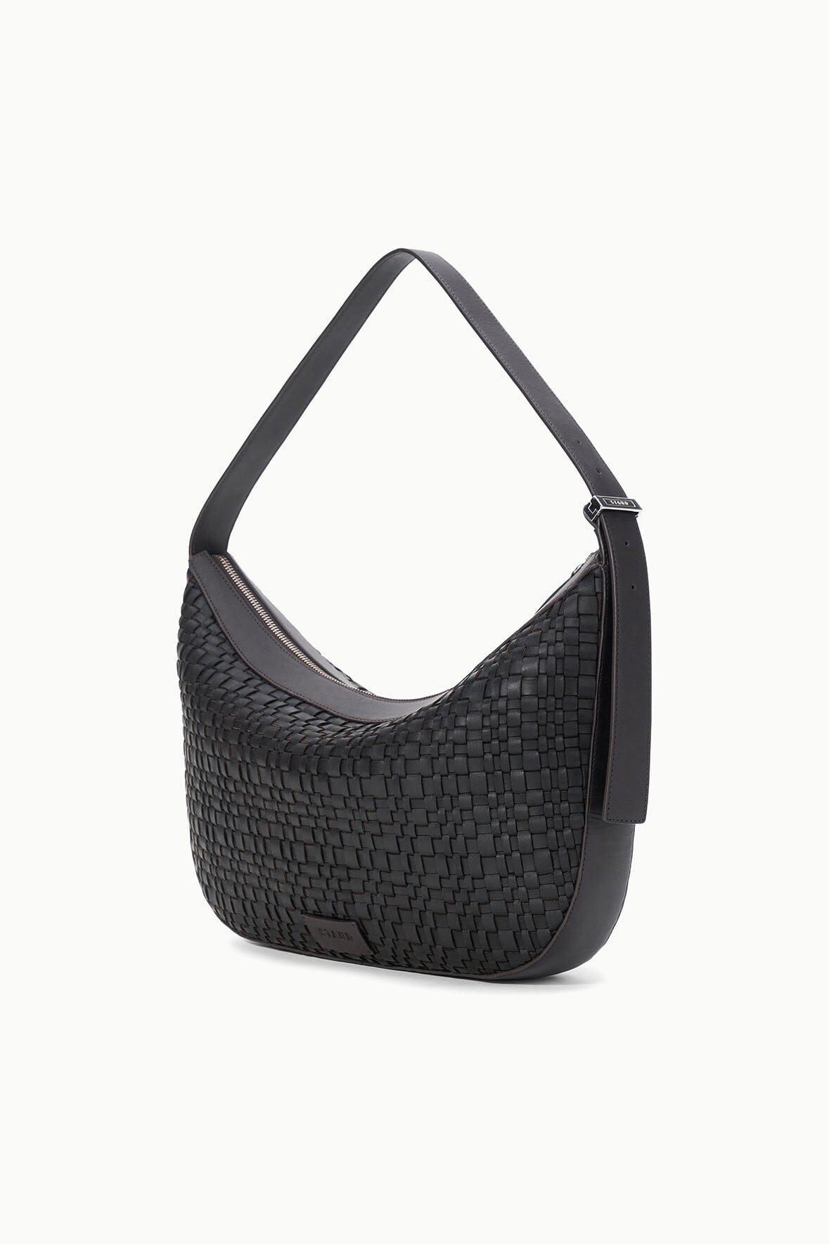 STAUD LARGE DEMY SHOULDER BAG ESPRESSO WOVEN - 3