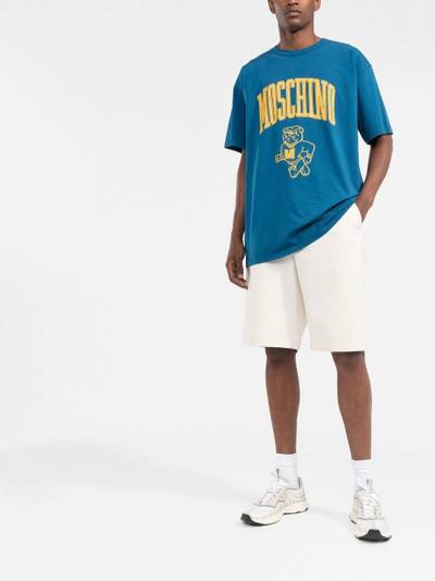 Moschino logo-print cotton T-shirt outlook