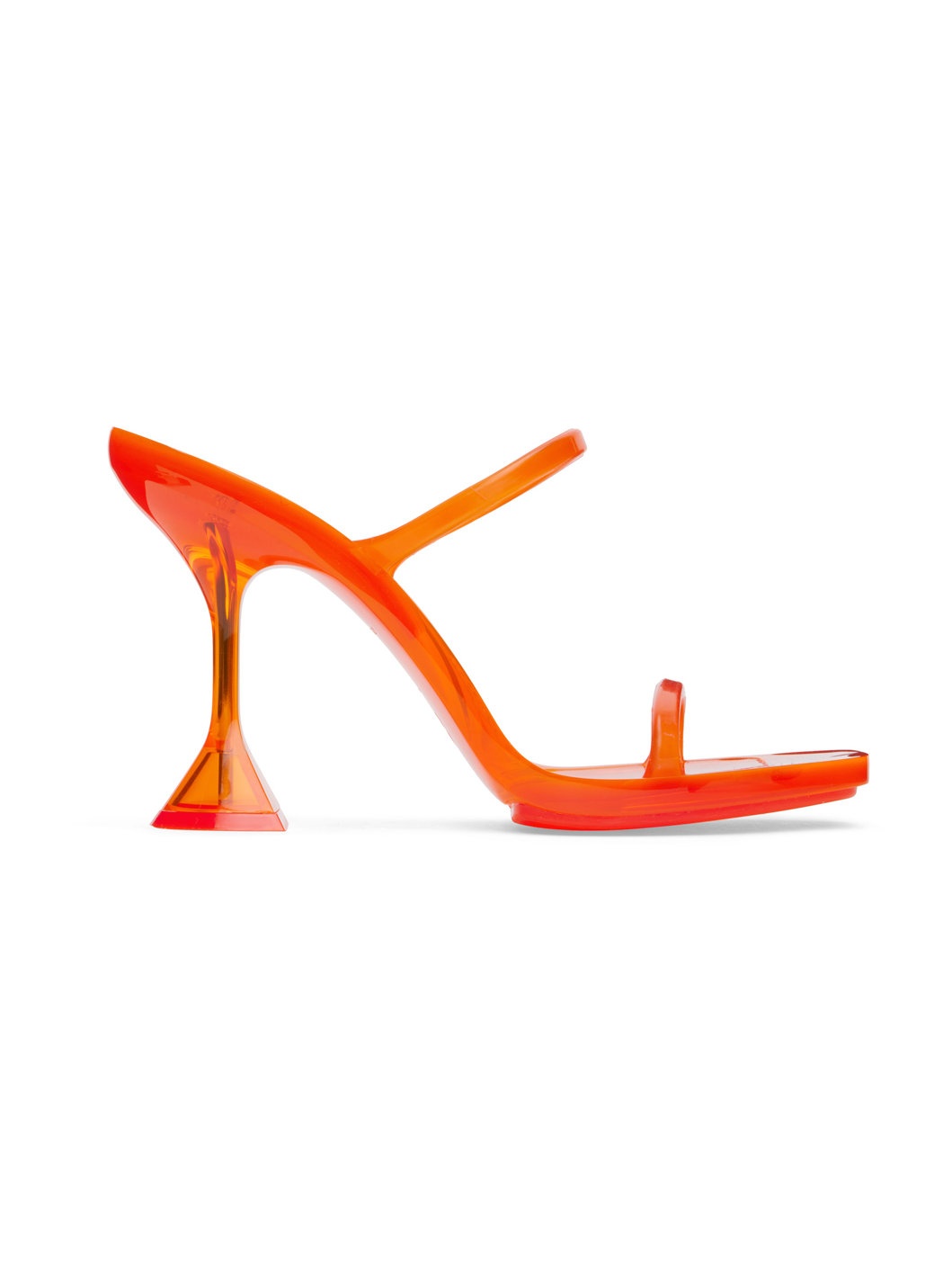 Orange Brito Slipper Heeled Sandals - 1