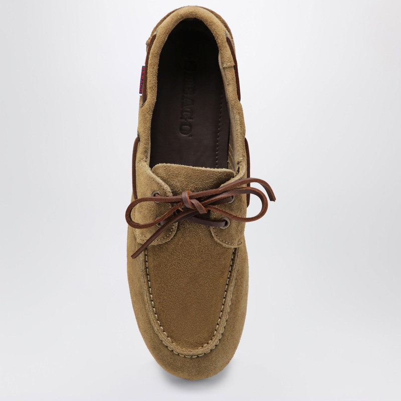 Owen Brown Taupe Suede Loafers 3