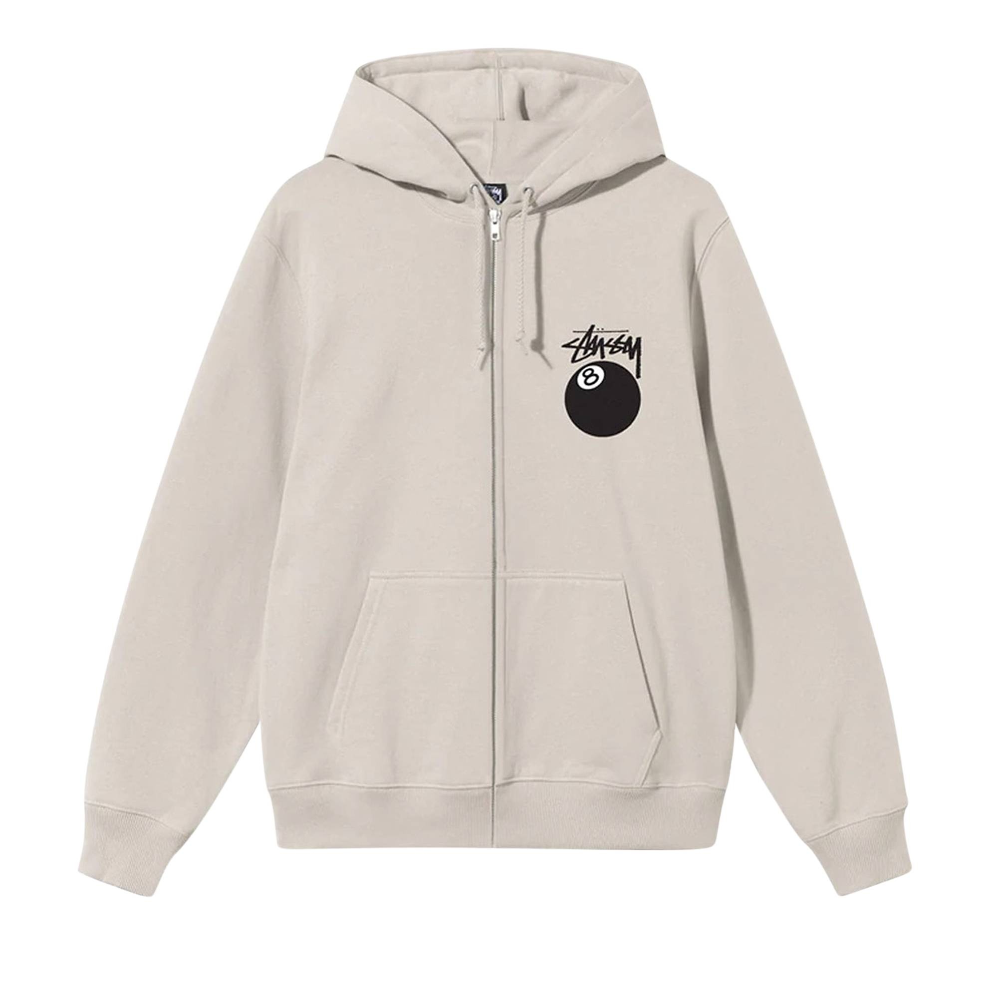 Stussy 8 Ball Zip Hood 'Smoke' - 1