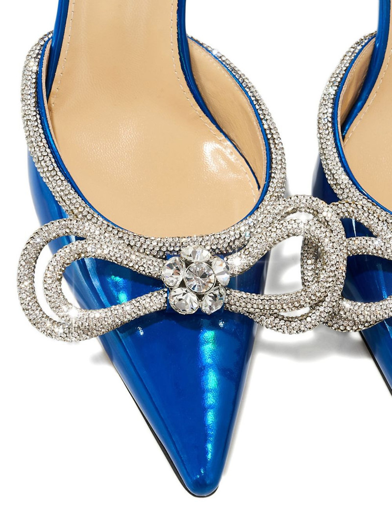 pointed crystal-bow mules 4