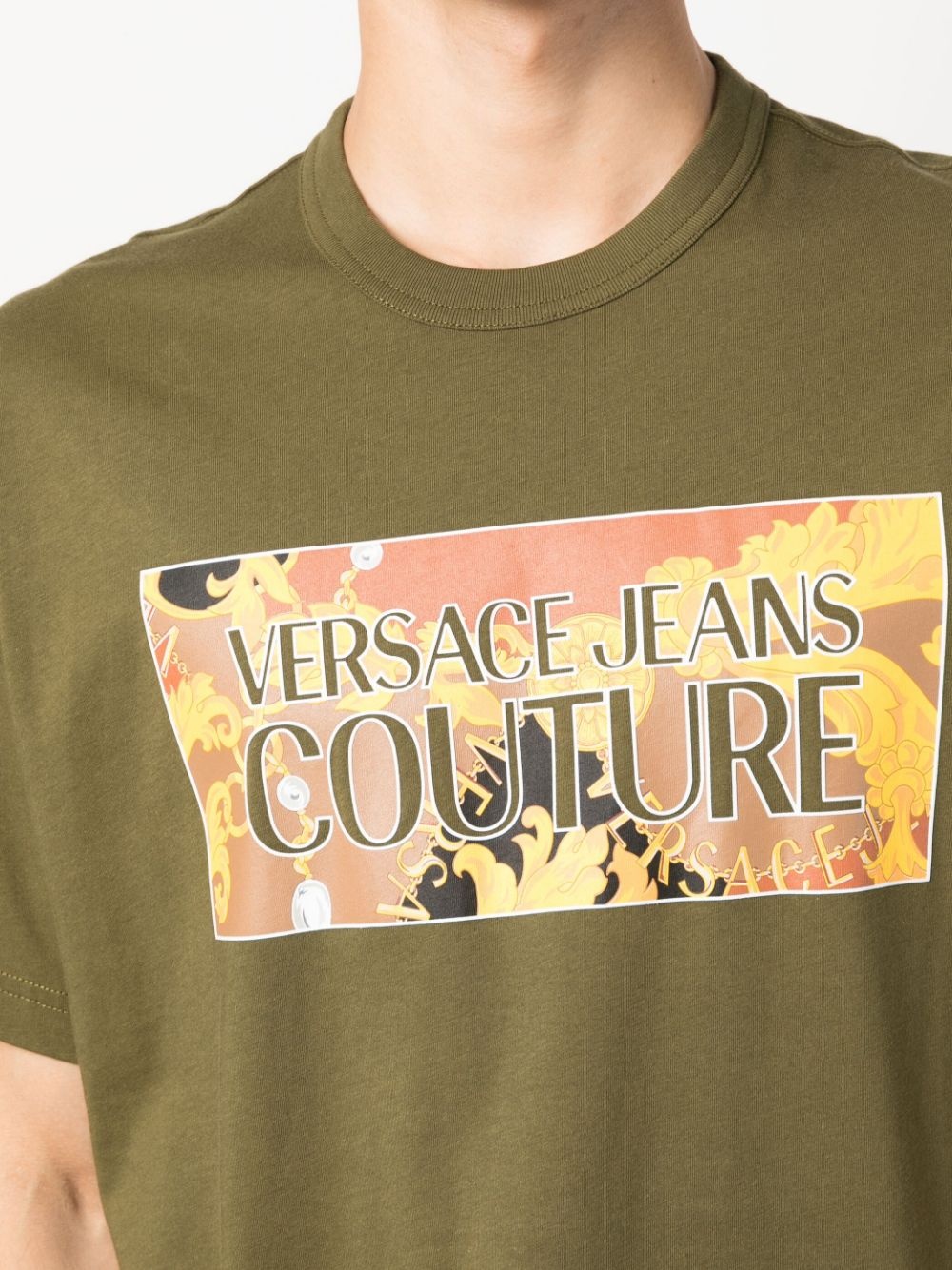 logo-print cotton T-shirt - 5