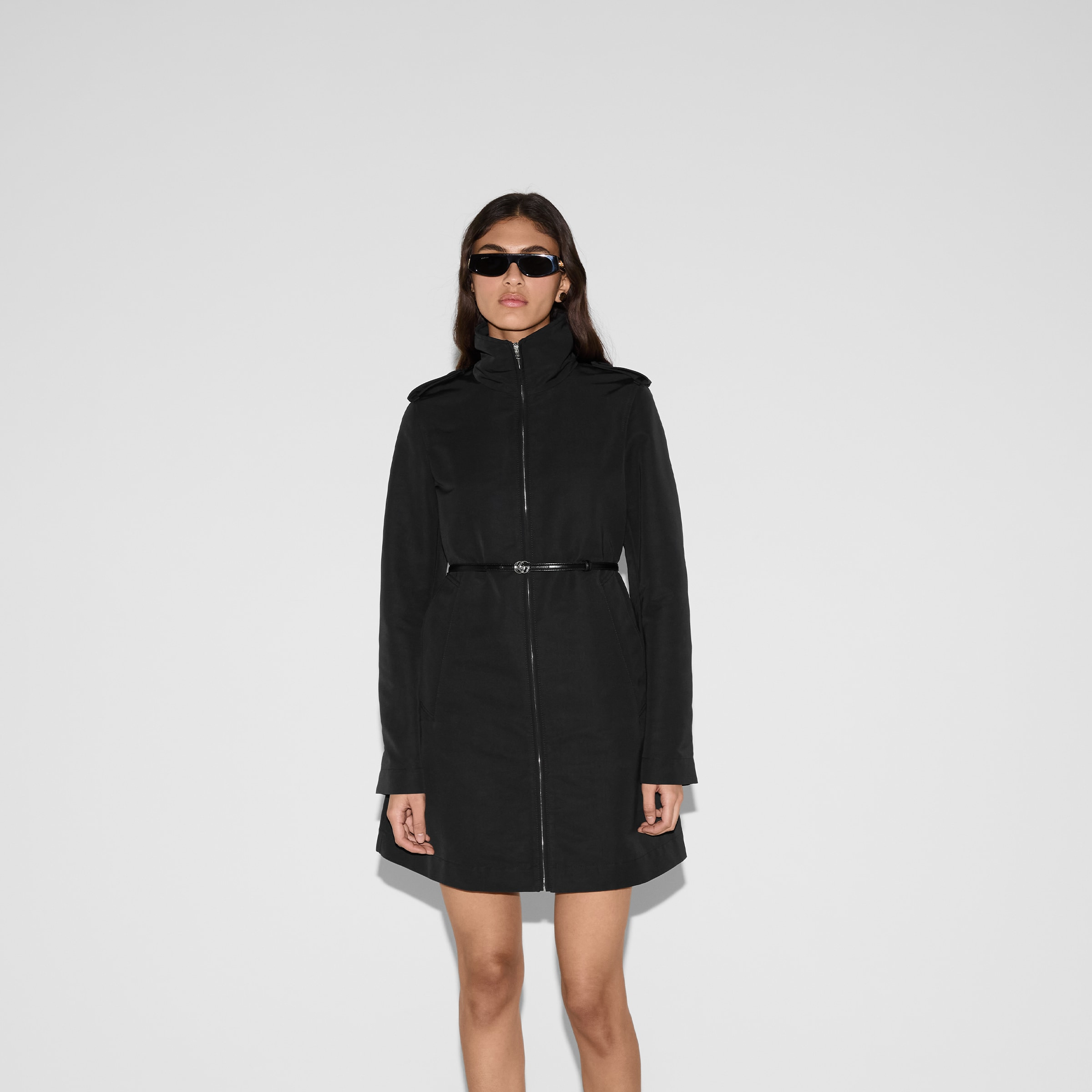Nylon faille coat - 3