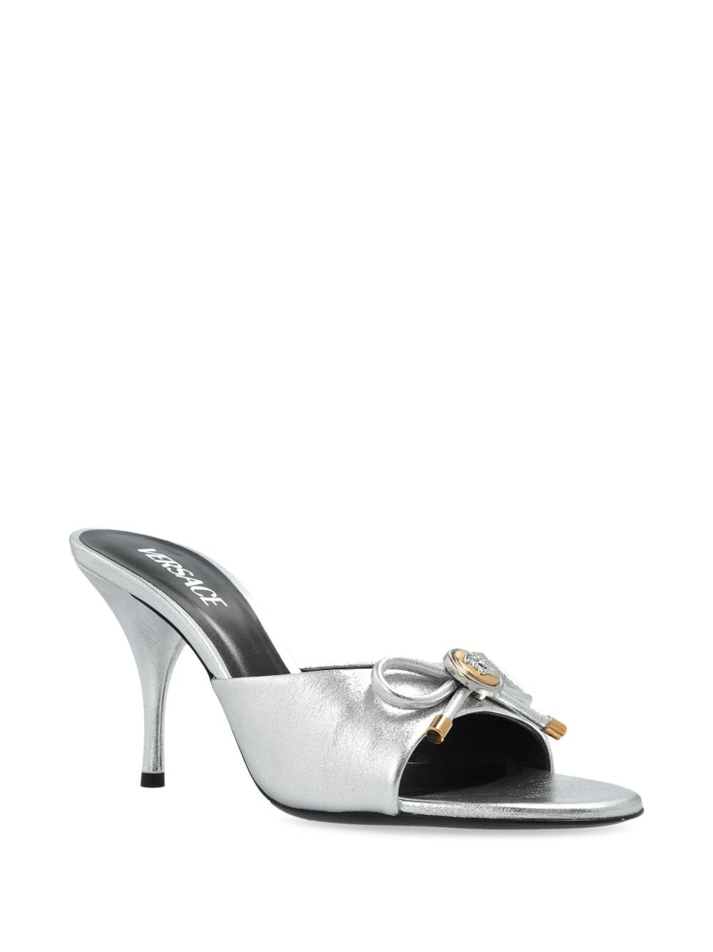 85mm leather mules - 2