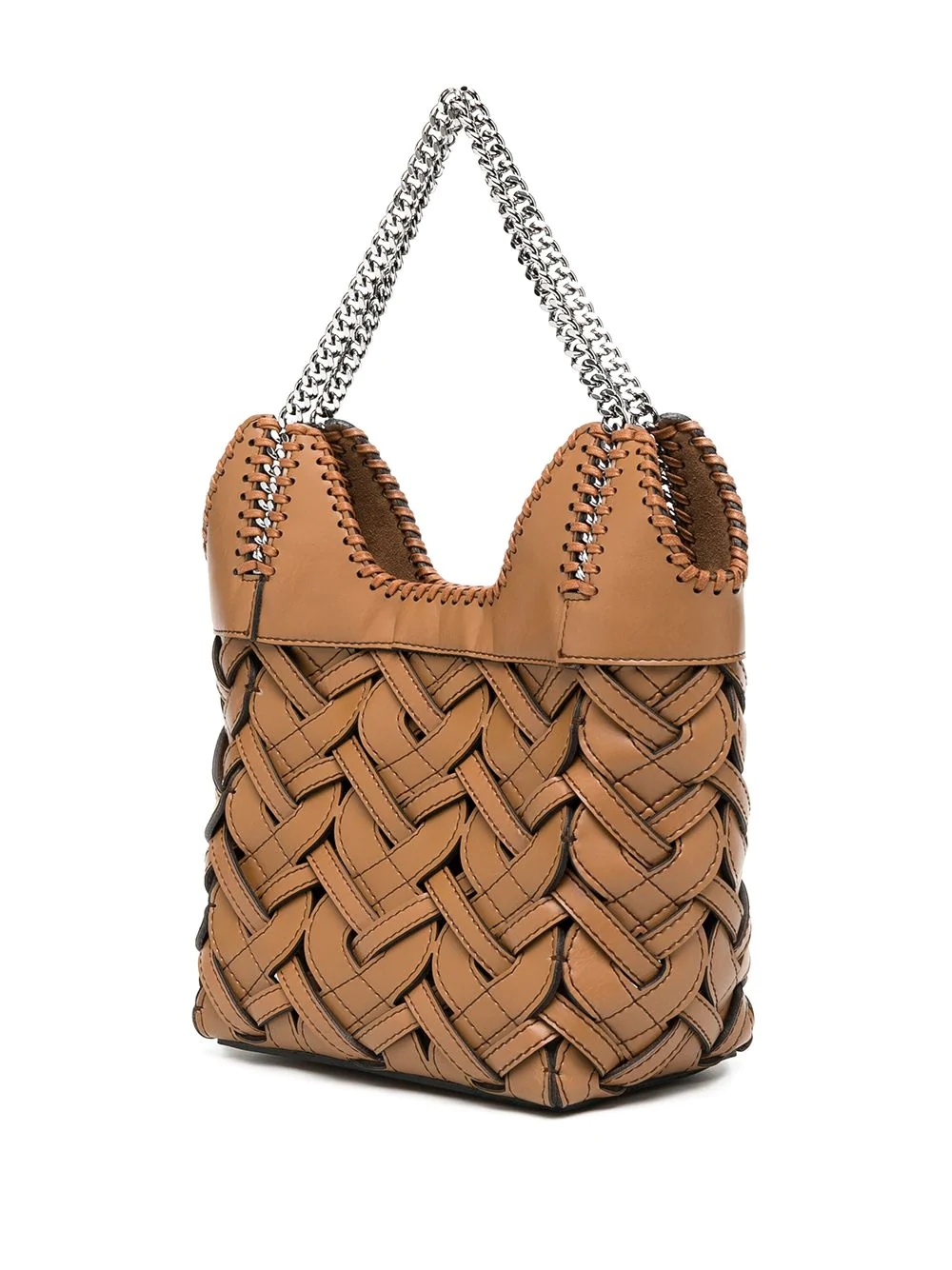 small woven tote bag - 3