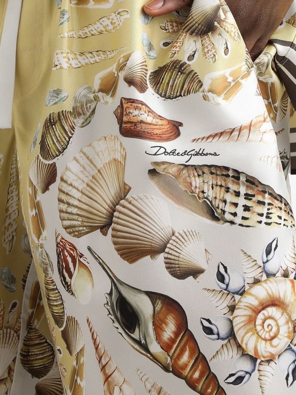 silk bermuda shorts - 4